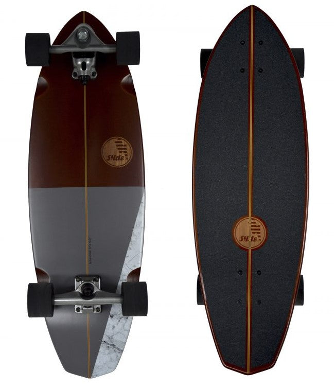 Slide Surfskateboard Diamond 32" Koa