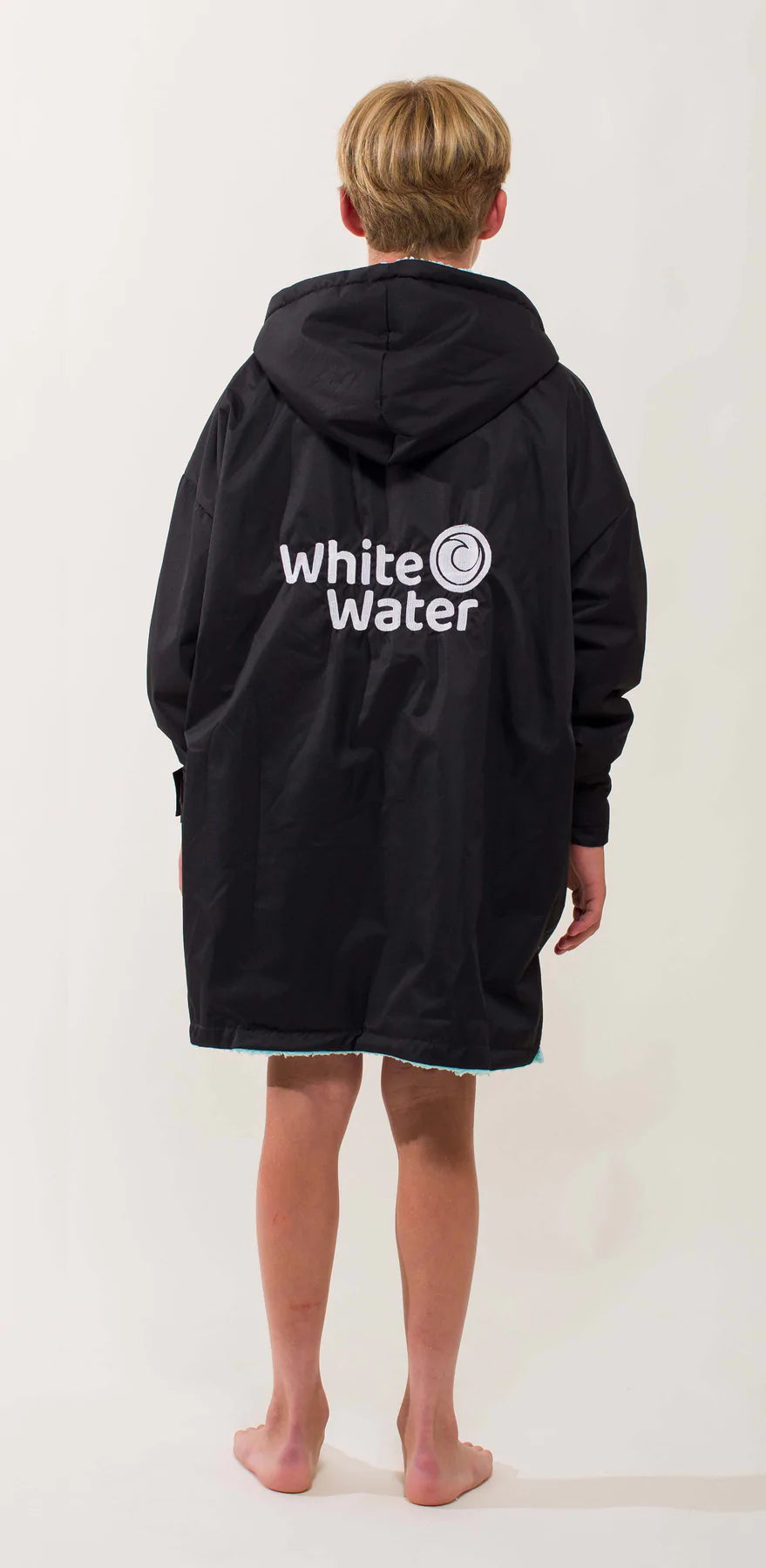 White Water Pro Kids -  schwarz -  Lammwolle Synthetik - Innenfutter hellblau